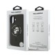 Калъф Karl Lagerfeld Apple iPhone 17, Liquid Silicone MagSafe /черен/ 