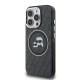 Калъф Karl Lagerfeld Apple iPhone 16 Pro, Heads Repeated Logo MagSafe /черен/ 