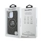 Калъф Karl Lagerfeld Apple iPhone 16 Pro, Heads Repeated Logo MagSafe /черен/ 