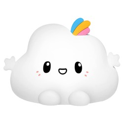 Нощна лампа Nimbo, Silicone Cloud, USB /бяла/