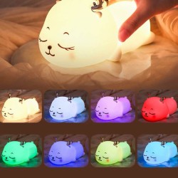 Нощна лампа SUPERFIRE, Deer Tuanzi Silicone Pat, Kids, USB
