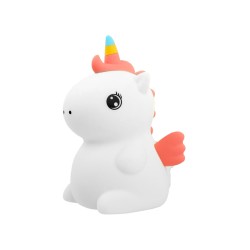 Нощна лампа Nimbo, Silicone Unicorn, USB /бяла/