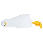 Нощна лампа Nimbo, Silicone Laying duck, USB /бяла/