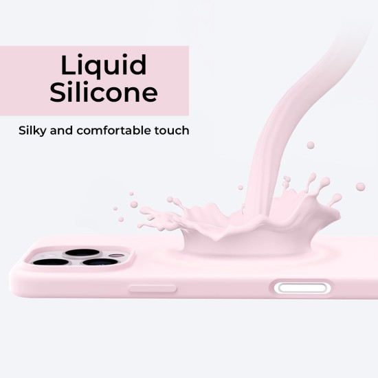 Калъф Liquid Silicone Apple iPhone 16 Plus, MagSafe /Cherry blossom/