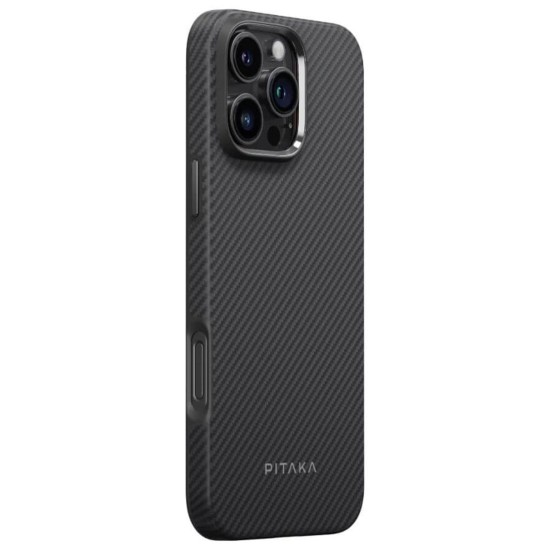 Калъф PITAKA Apple iPhone 16 Pro Max, Military-Grade MagSafe, /черно-сиво/