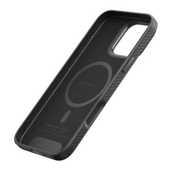 Калъф PITAKA Apple iPhone 16 Pro Max, Military-Grade MagSafe, /черно-сиво/