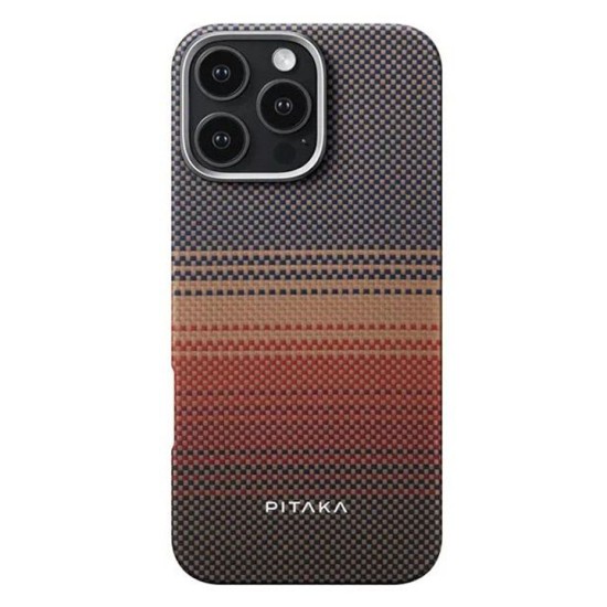 Калъф PITAKA Apple iPhone 16 Pro, Tactile Woven MagSafe, /sunset/