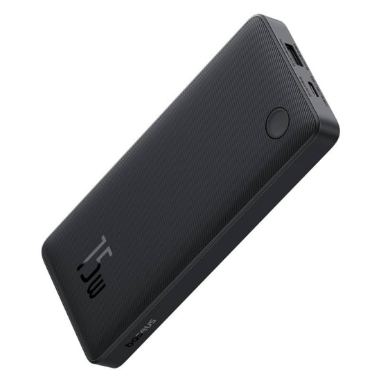 Преносима батерия BASEUS Airpow Lite, 10000mAh, 15W, With Type-C cable /черен/