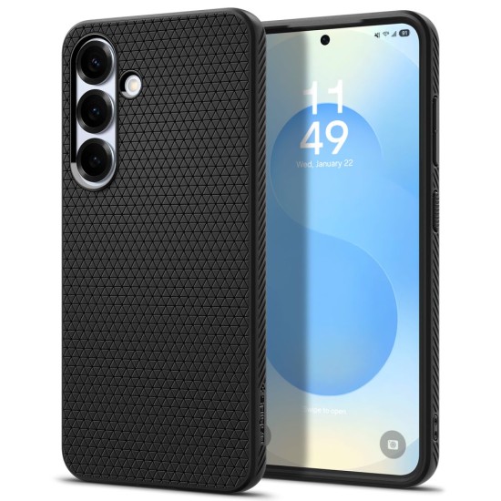 Калъф SPIGEN Samsung S25, Liquid Air /черен мат/
