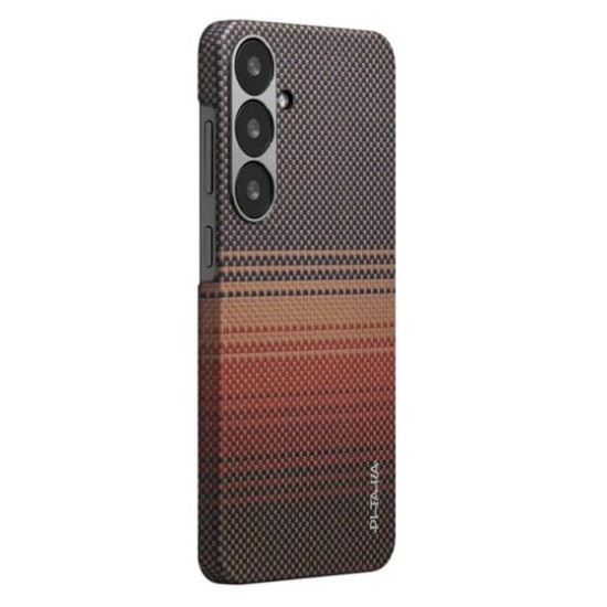 Калъф PITAKA Samsung S25, Tactile Woven /sunset/