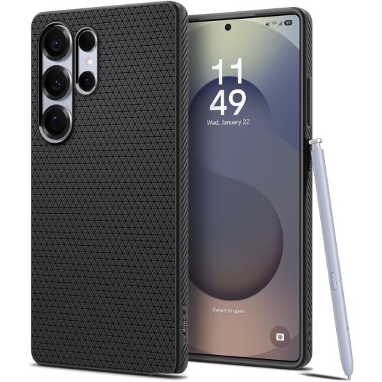 Калъф SPIGEN Samsung S25 Ultra, Liquid Air /черен мат/