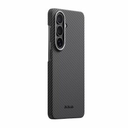 Калъф PITAKA Samsung S26, Aramid Edge MagSafe /черно-сиво/