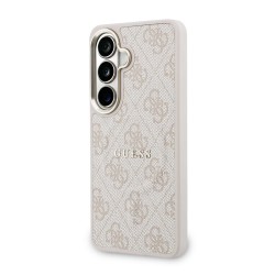 Калъф GUESS Samsung S26, PU Leather 4G Gold Frame MagSafe /розов/