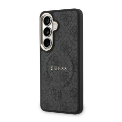 Калъф GUESS Samsung S26, PU Leather 4G Gold Frame MagSafe /черен/