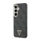 Калъф GUESS Samsung S26, PU Leather 4G Strass Triangle Logo Gold Frame MagSafe, /черен/
