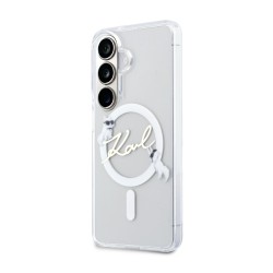 Калъф Karl Lagerfeld Samsung S26, IML Choupette Head MagSafe /прозрачен/
