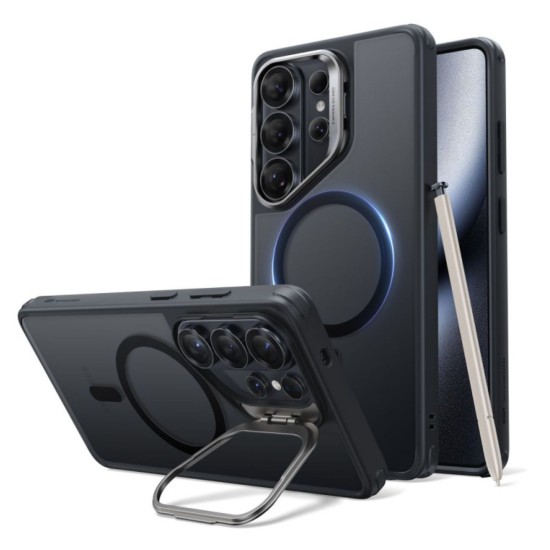 Калъф ESR Classic Hybrid със стойка, Samsung S26 Ultra, MagSafe /матово черен/