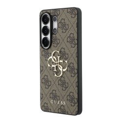 Калъф GUESS Samsung S26 Ultra, PU 4G Metal Logo /кафяв/
