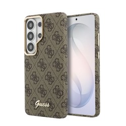 Калъф GUESS Samsung S26 Ultra, PU 4G Script Metal Logo MagSafe /кафяв/ 