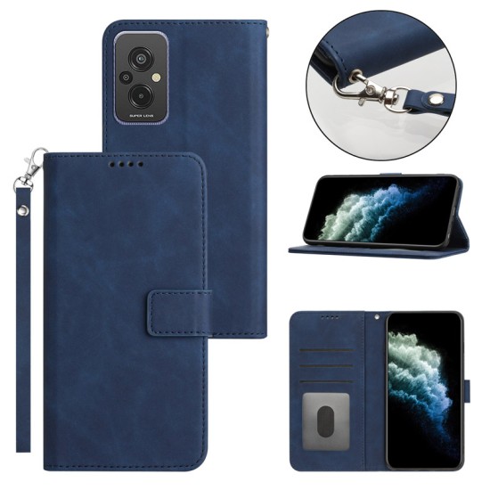 Калъф Exclusive Wallet Apple iPhone 15 /син/