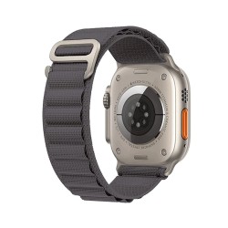 Каишка за Apple Watch 42/44/45/49мм, Alpine Loop Strap /графитена/