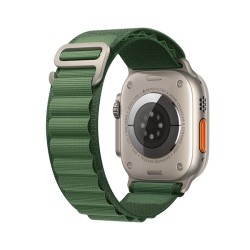Каишка за Apple Watch 42/44/45/49мм, Alpine Loop Strap /зеленa/