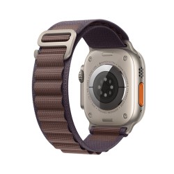 Каишка за Apple Watch 42/44/45/49мм, Alpine Loop Strap /индиго/