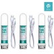 Кабел USB - Lightning, DEVIA, 2.1A, 1м